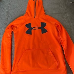 Under Armour neon orange sweatshirt / hoodie